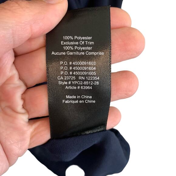 Anthropologie Sunday Best Navy Blue Sleeveless Ruffled Mini Dress - Picture 8 of 10